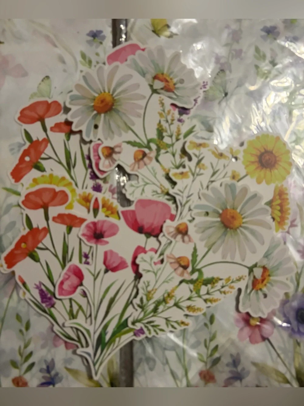Floral Garden Party Set - Mixed Pastel Floral & Butterfly Design.
